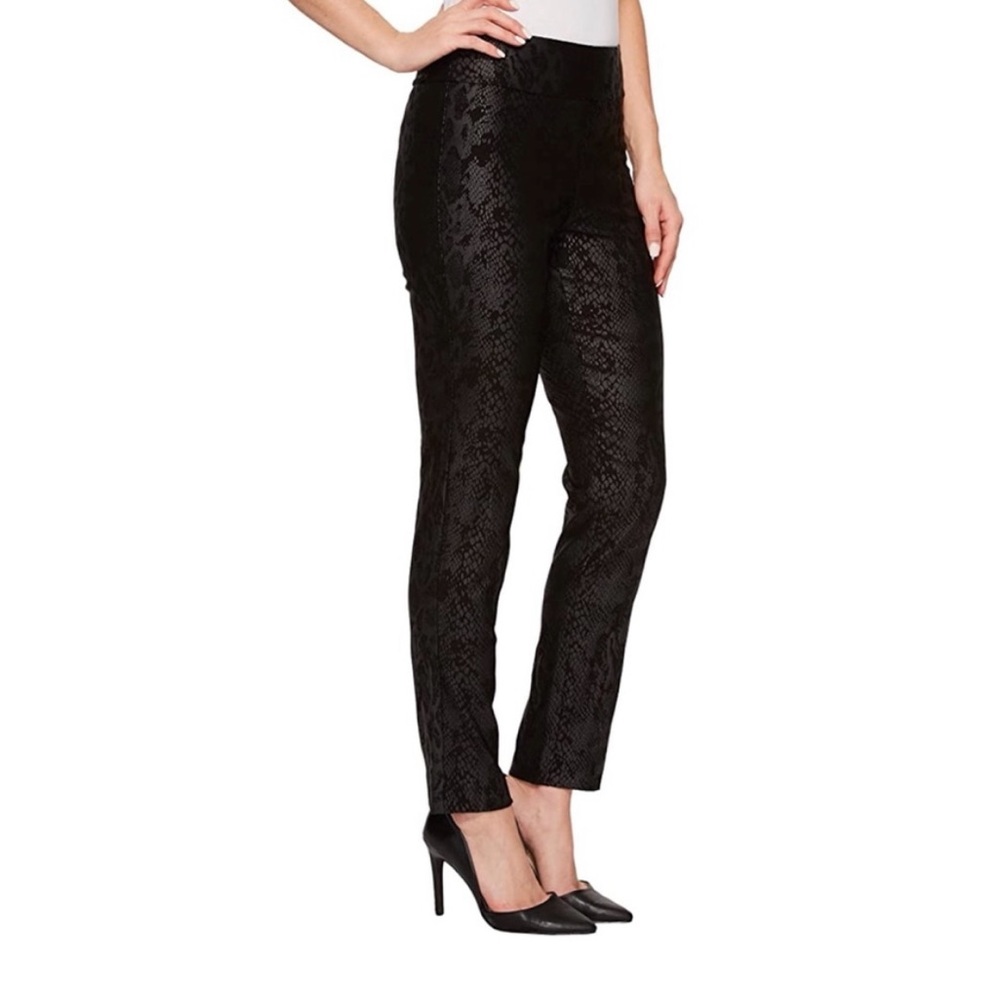 Krazy Larry Black Python Pull On Pants - image 1